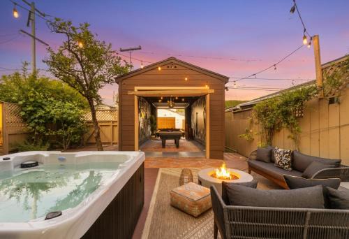 North Park House | Balboa 6BR Mansion with Hot Tub and Game Room