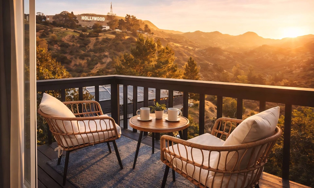 Hollywoodland House | Balcony Views of the Hollywood Sign; 4BR/4BA Hillside Retreat w/Game Room & Gym