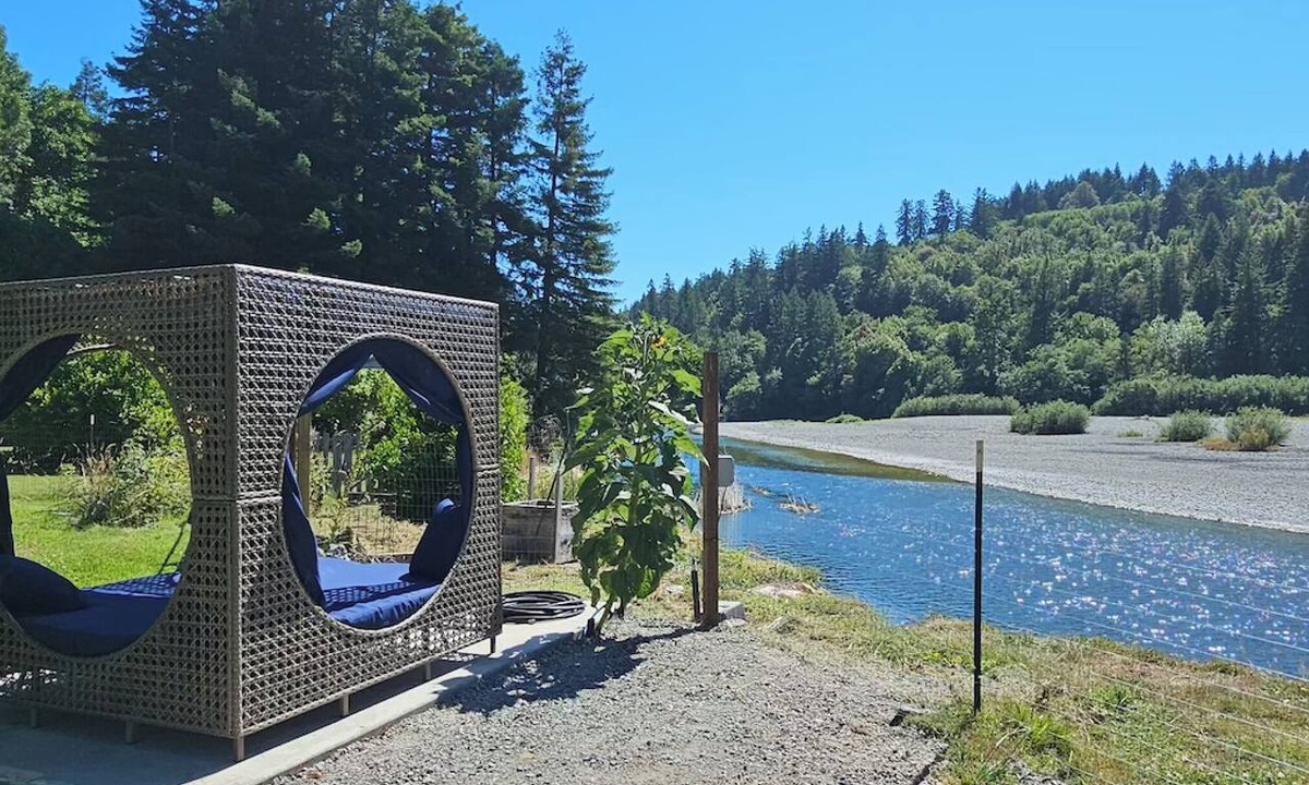 Brookings House | BRAND NEW LISTING Peaceful Riverfront Home - Hot Tub/EV Charger
