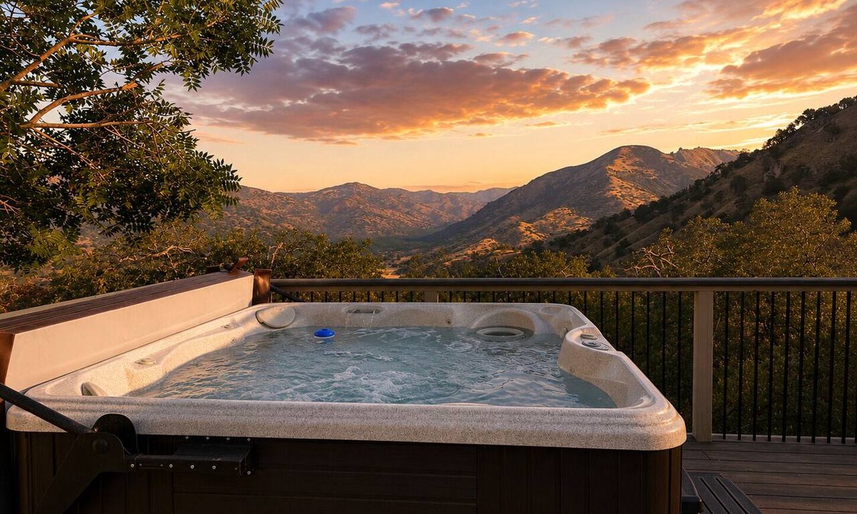 Three Rivers House | Casa Sequoia | Mountaintop Retreat Hot Tub Views