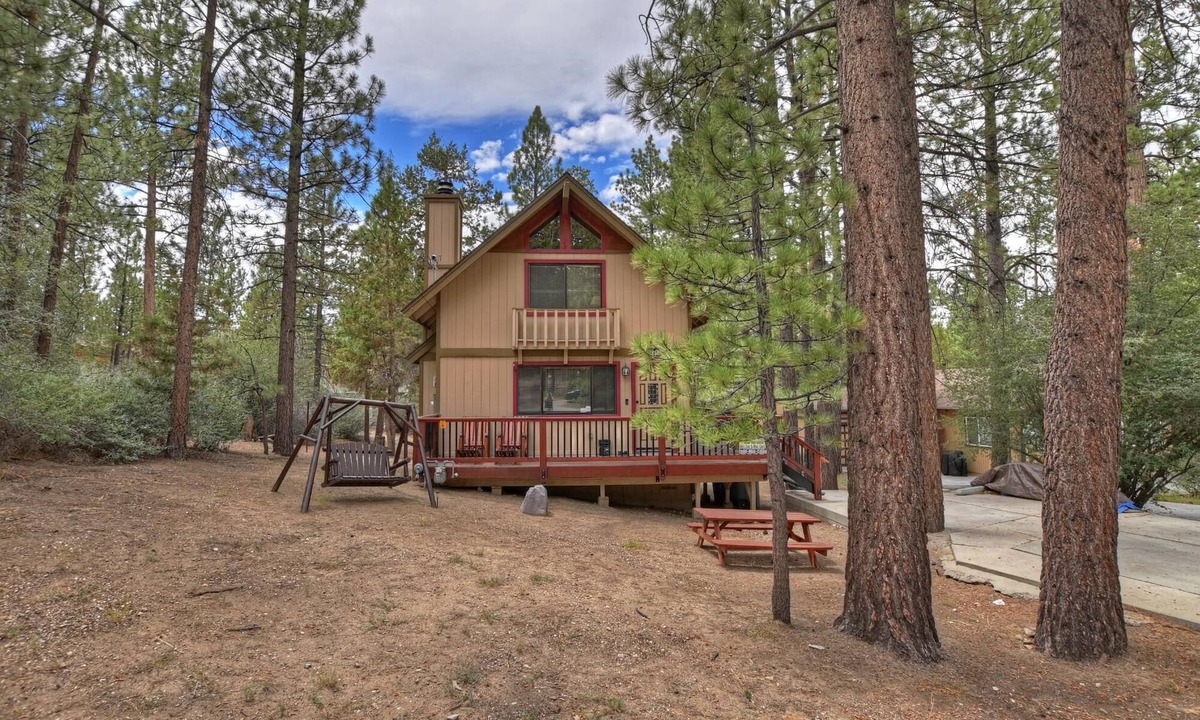 Fox Farm Cabin | Conveniently Located to Big Bear Amenities! Wood Burning Fireplace! Close to Biking Paths!