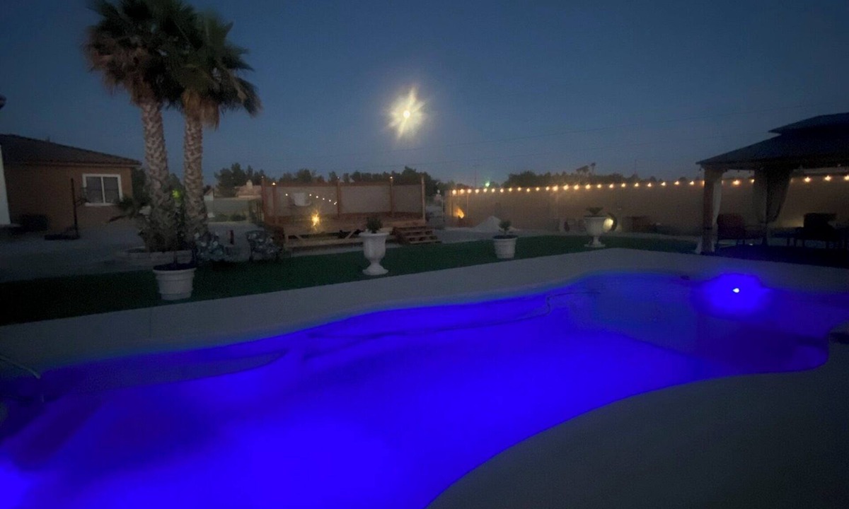 Pahrump Apartment | Gated Desert Retreat Saltwater Pool & Hot Tub 5 Min to Hospitals & Shopping