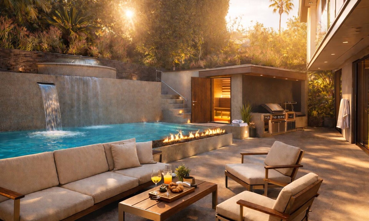 Hollywood Hills West Villa | Luxury 5BR Sunset Plaza Villa, Pool, Spa, Sauna & Tennis