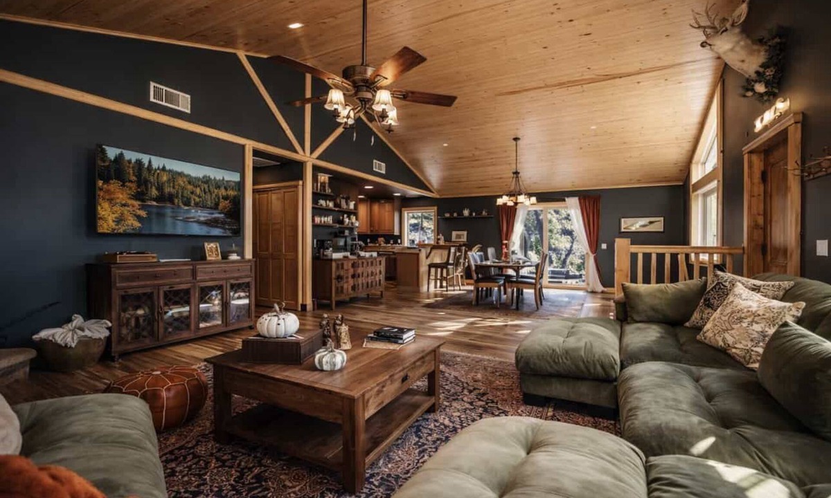 Upper Moonridge Cabin | Luxury Cabin Movie Theater Hot Tub house Generator Treehouse 1 Acre