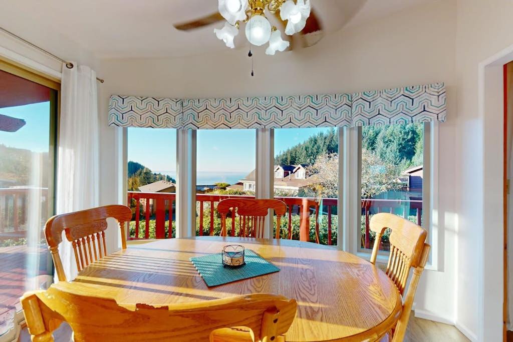 Brookings House | Ocean view retreat with nautical interior pinball machine grill games & AC