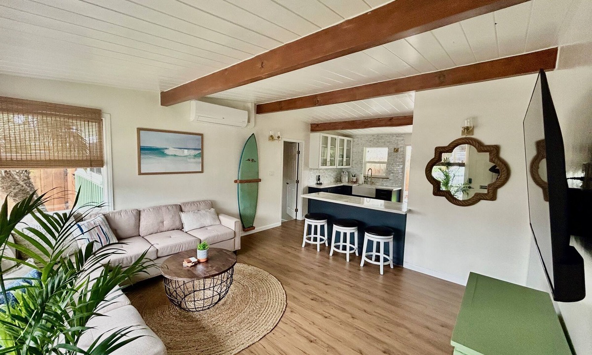 Crown Point House | Pacific Beach Coastal Bungalow just minutes to the water!