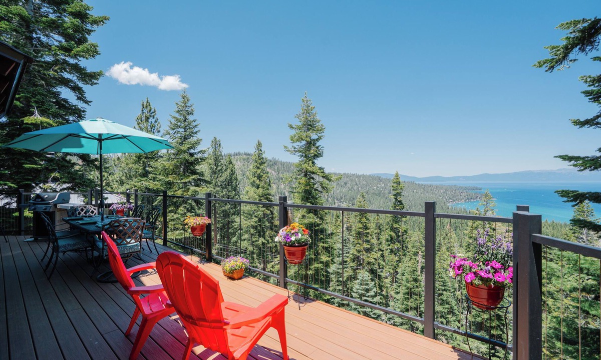 Tahoma House | Panoramic Lake View, Access Best Tahoe Private Sandy Beach-Buoy Possible Lago Azul By Tahoe Time VR