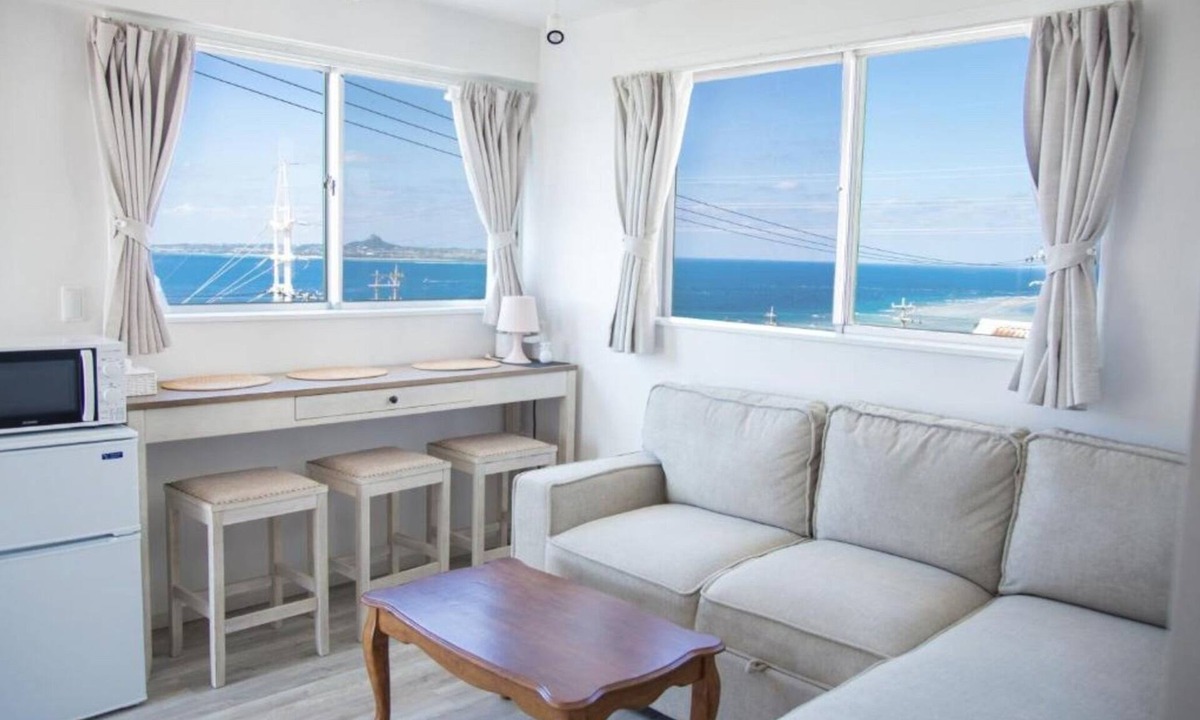 Motobu Hotel | Park Side Mori301 Quadruple Room Sea View/Kunigamigun Okinawa