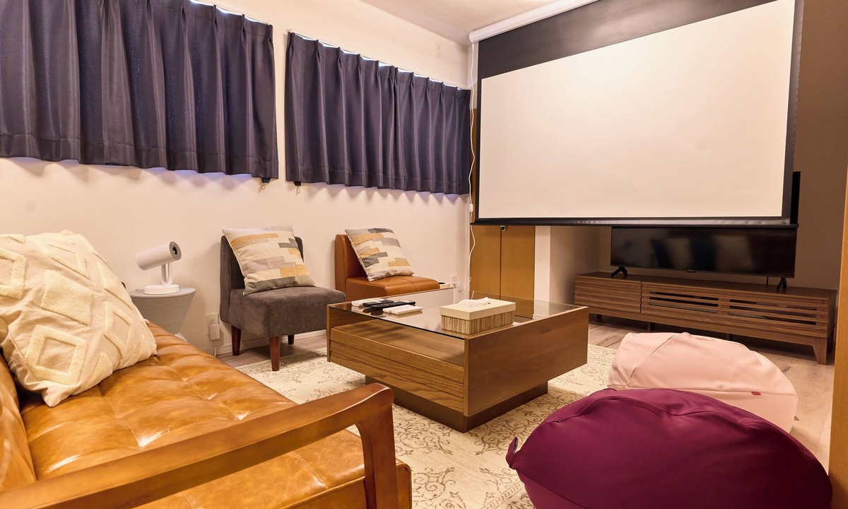 Miyazaki House | Private Triangle House w/Theater, 5min to Downtown Miyazaki, Sleeps 8, Free P