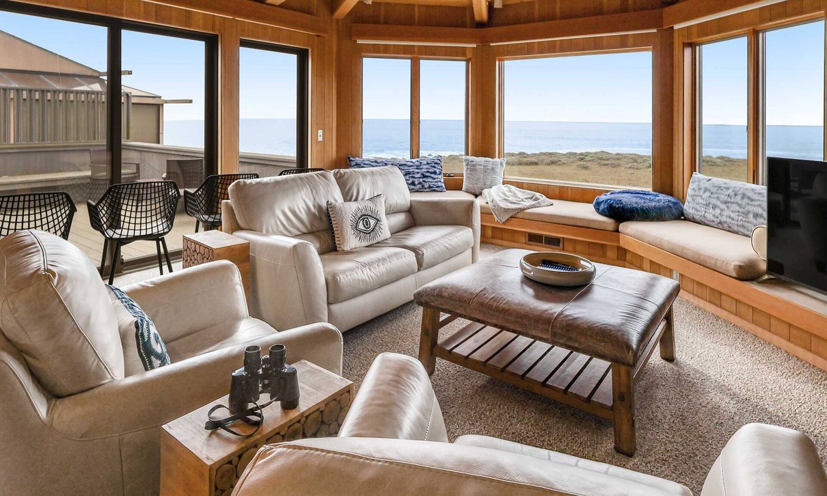 Sea Ranch House | Sea Ranch 3BR oceanfront — Oceanfront seaside home with balcon
