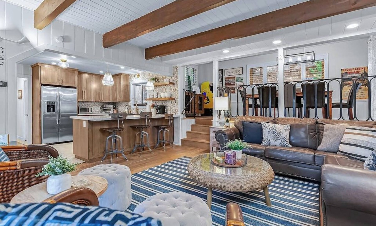 Blue Jay House | Serene cabin near Lake Arrowhead Village with wraparound deck & forest views