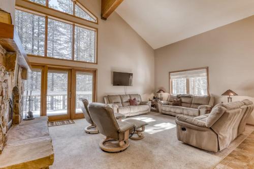 Serene Lakes House | Three-story lakefront home with lake views wood fireplace high-speed WiFi W&D