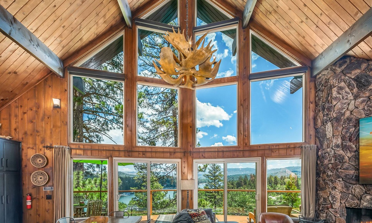 Lake Arrowhead Cabin | Twin Bay Lodge, Epic Lake Views, Lake Access & Central AC