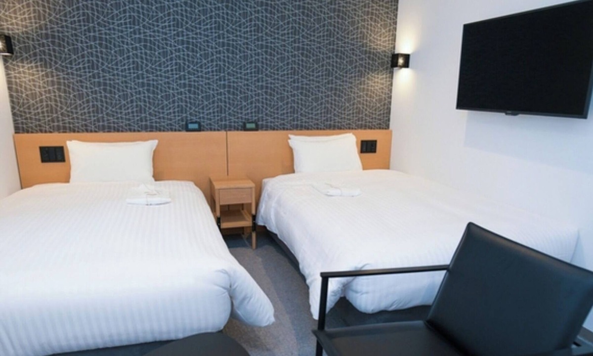 Susakiuramachi Hotel | Twin room stay without meals Simple stay Conve/Fukuoka Fukuoka