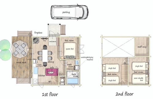 Kita Ward House | 有馬温泉の隠れ家6名宿泊可の貸切ログハウス
