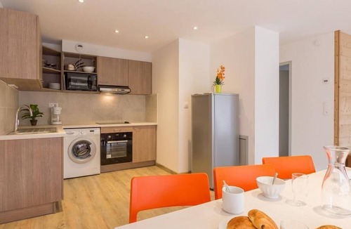 Briancon Apartment | 200m from resort center, balcony, tv, ski locker, 84m², Serre Chevalier