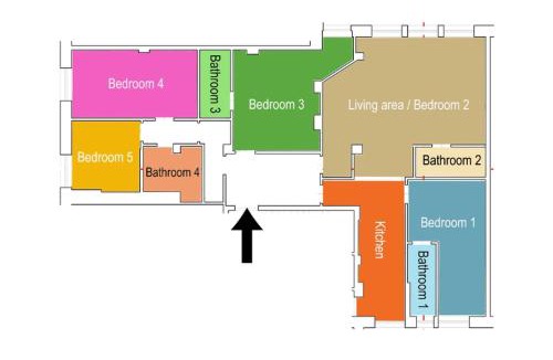 Rione VII Regola Apartment | BDC - The Bridge 5BDR & 4Bath!
