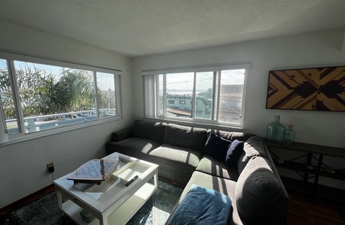 Seabright Apartment | Beach Hideaway Ocean Views + Walk to restaurants, water activities and more!