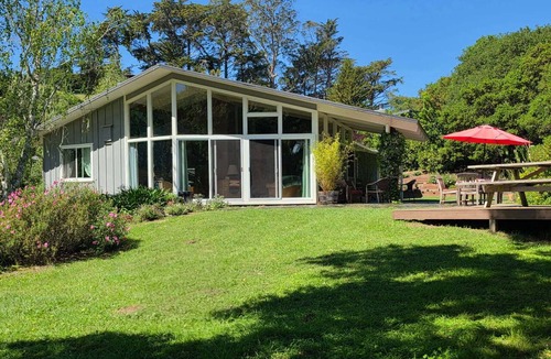 Bolinas House | Beautiful Home on 15 Private Acres Facing Bolinas Lagoon and Surrounding Hills