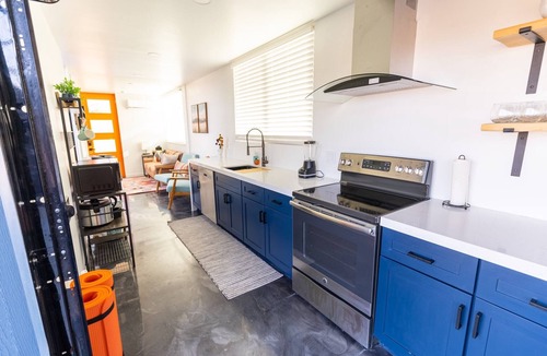 Joshua Tree Villa | Box on the Rox Modern Container Home Heated Pool