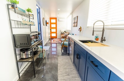 Joshua Tree Villa | Box on the Rox Modern Container Home Heated Pool