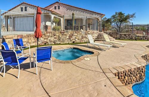 Sunridge Estates House | Bullhead City Home w/Private Pool, Hot Tub & View