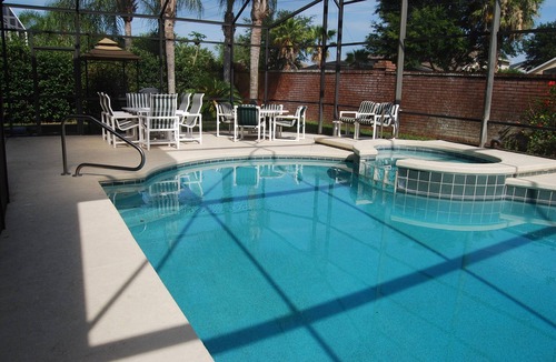 West Kissimmee House | CLEAN! Themed, HUGE salt pool, Private yard, GREAT reviews, Game room, Free BBQ