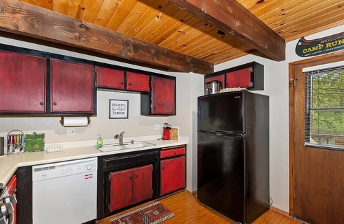Fox Farm Cabin | Conveniently Located to Big Bear Amenities! Wood Burning Fireplace! Close to Biking Paths!