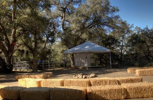 Pauma Valley RV Rental | Cozy Bell Tent with Valley Views and Off-Grid Glamping near Palomar Mountain California
