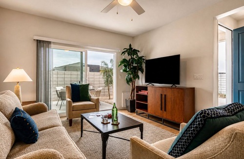 Palm Springs House | Desert Retreat | Resort Pool + Spa + Firepit + Coworking Lounge | Near Coachella