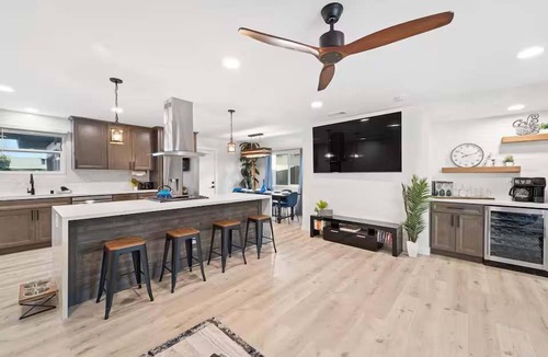 Lake Murray House | Designer Escape with Pool, Firepit, Game Room, BBQ