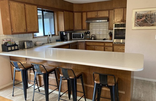 Jacoby Creek House | Dog-Friendly Home with a Creek View - Free WiFi, Fireplace, & Washer/Dryer
