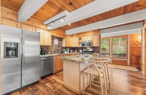 Tahoe Pines Cabin | Drifthaus - Large Deck w/Firepit, Mountain Views