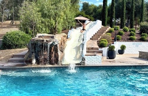 Fallbrook Villa | Enchanted Estate with Pool, Spa, Slide, Sauna in your own 4-Acre Park