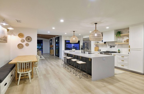 Encinitas House | Encinitas Retreat with Private Pickleball Court & Outdoor Living
