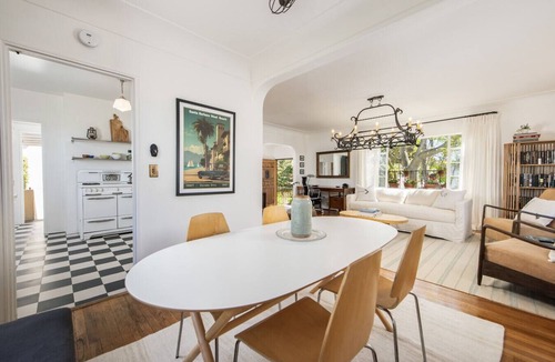 West Beach Apartment | Enjoy indoor-outdoor living, a full kitchen and walk to beach and state st.