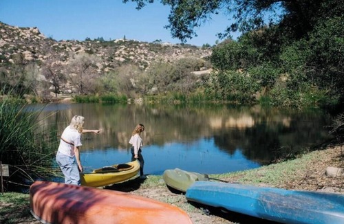 Jamul RV Rental | Escape to a peaceful lakeside retreat with fishing, kayaking, and camping!