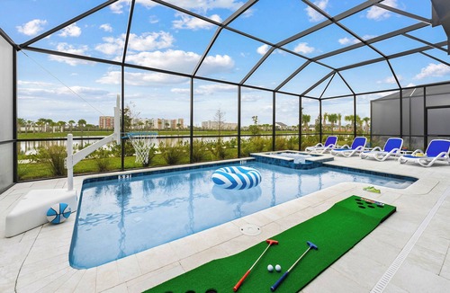 Florida Center House | Glorious Getaway | Hotel style estate on I-Drive - epic theme RMs, theater, pool