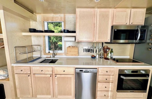 Hiouchi House | Have a blast in the Redwoods, then relax in tiny home comfort!