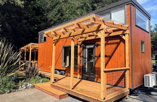 Hiouchi House | Have a blast in the Redwoods, then relax in tiny home comfort!