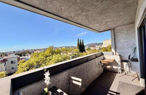 Rampart Village Apartment | Hollywood Studio with Pool, Parking, Gym & Sign View