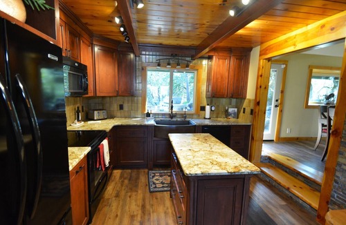 Bass Lake House | Longview Home: Multi-level home in a lakeside community with a Private Beach Club and private dock