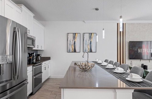 Four Corners House | Luxury 4BR Champions Gate Home w/Private Pool, BBQ, and Water Park Access!