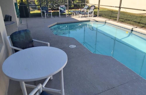 Windsor Palms House | Luxury Pool Home Steps to Disney, 2 Master Suites, Gated, Game Rm, BBQ Free WiFi