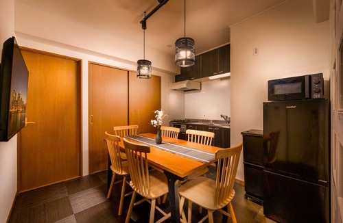 Nakatsu Apartment | May 2026 OPENSALE/Within walking distance from Umeda, Osaka Station/Japanese modern inn decorated with high-quality furniture, immersed in the afterglow of cherry blossoms and the night view