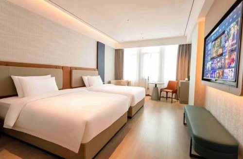 Yueyanglou District Hotel | Meisu Huanzhi Yueyang East Railway Station Hotel