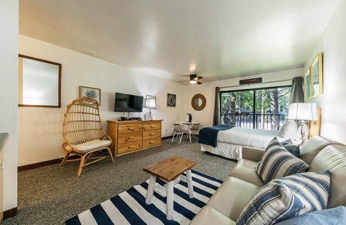 Truckee Condo | Modern Studio w/Balcony #211 at Donner Lake Village