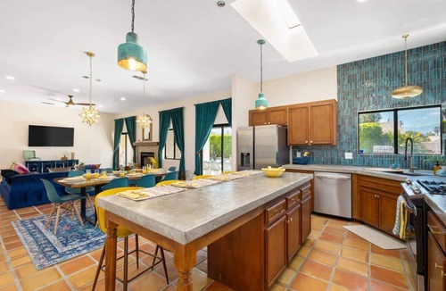 Bermuda Dunes House | Moroccan Desert Oasis -Salt Pool + Spa + Game Room