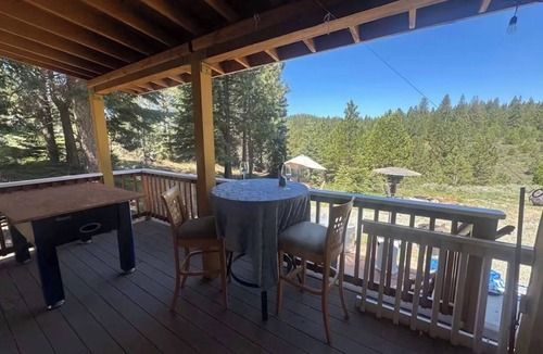 Lake Davis Cabin | Mountain Escape in the Pines. Hot tub, fire tower views & endless adventure.