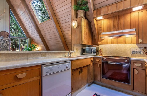 Fern Valley Cabin | NEW! The Far Out- Pet friendly- A Frame cabin in the woods with hot tub